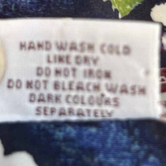 Vintage Generra Clothing Company Men's XXL Hawaiian Shirt Blue Floral Beach - Picture 7 of 7